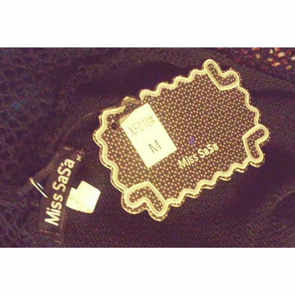 NWT Miss SaSa Cropped Button Down Sweater - Picture 3 of 4